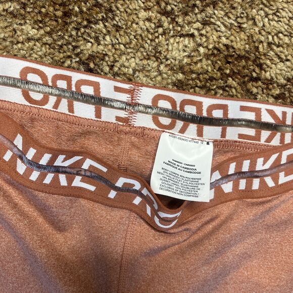 Nike Leggings Womens Large Pro Compression Athletic Running Yoga Pants - Picture 3 of 5